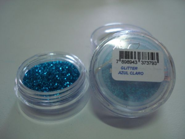 Gliter  azul claro
